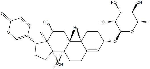 Scilliphaeoside Struktur