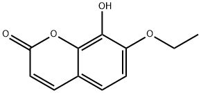 2H-1-Benzopyran-2-one,7-ethoxy-8-hydroxy-(9CI) Structure