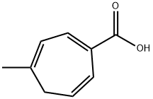 1,3,6-Cycloheptatriene-1-carboxylicacid,4-methyl-(8CI) Structure