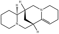 (7S)-3,4,7,7aβ,8,9,10,11,13,14-デカヒドロ-7α,14α-メタノ-2H,6H-ジピリド[1,2-a:1',2'-e][1,5]ジアゾシン 化学構造式