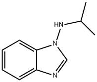 1H-Benzimidazol-1-amine,N-(1-methylethyl)-(9CI) Struktur