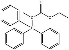 2-(triphenyl-phosphanylidene)-propionic acid ethyl ester 化学構造式