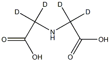 亚氨基(二乙酸-D4) 结构式