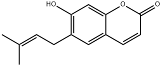 7-去甲基软木花椒素, 21422-04-8, 结构式