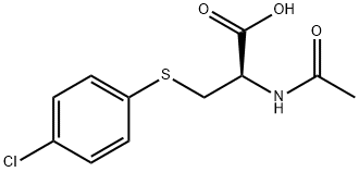 4-chlorophenylmercapturic acid 结构式