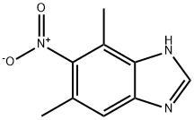 1H-Benzimidazole,4,6-dimethyl-5-nitro-(9CI) Structure