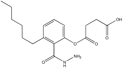 Hexahydrospinamycin Struktur