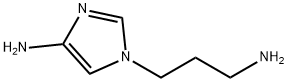 1H-Imidazole-1-propanamine,4-amino-(9CI) Structure