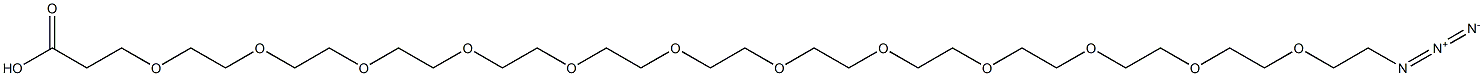 N3-PEG12-CH2CH2COOH Structure