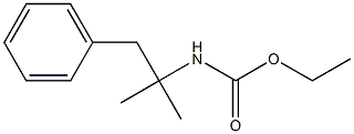N-(ALPHA,ALPHA-二甲基苯乙基)氨基甲酸乙酯 结构式