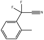 α,α-difluoro-2-methyl- Benzeneacetonitrile Structure