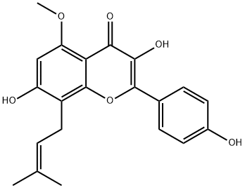 槐黄醇, 216450-65-6, 结构式