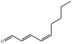 (E,Z)-2,4-nonadienal,(2E,4Z)-2,4-nonadienal Structure