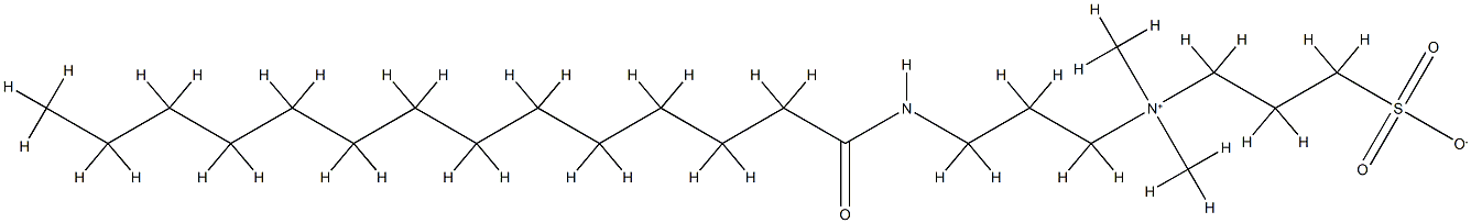 3-(N N-DIME(3-MYRISTOYLAMINOPROPYL)AMMO& Struktur