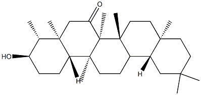 3α-Hydroxy-D:A-friedooleanan-7-one Structure