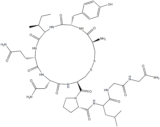 oxytocin, GlyNH2(10)- 结构式