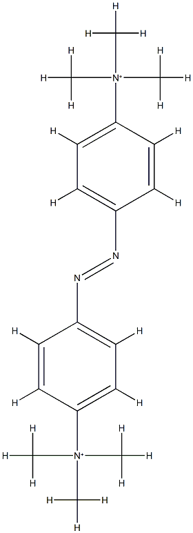 4-azobenzenetrimethylammonium Struktur