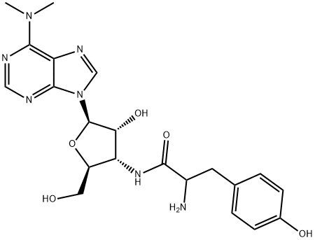 O-demethylpuromycin 结构式