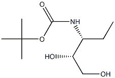 D-erythro-Pentitol, 3,4,5-trideoxy-3-[[(1,1-dimethylethoxy)carbonyl]amino]- Structure