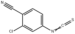 3-氯-4-异硫氰酰基苯氰 结构式