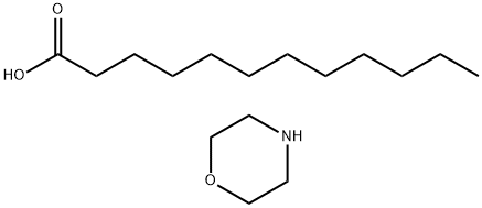 ラウリン酸・モルホリン 化学構造式