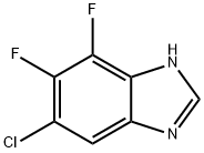 1H-Benzimidazole,6-chloro-4,5-difluoro-(9CI), 217951-45-6, 结构式