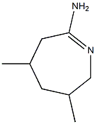 2H-Azepin-7-amine,3,4,5,6-tetrahydro-3,5-dimethyl-(9CI) Structure