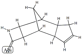3,7-Methano-2H-indeno[5,6-b]azet-2-one,1,2a-bta-,3,3a,6,6a,7,7a-bta--octahydro-(8CI) Struktur