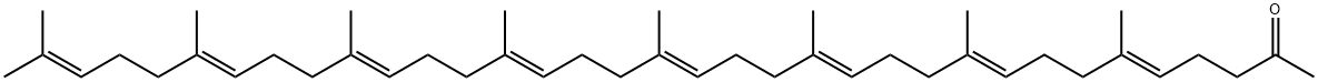 (5E,9E,13E,17E,21E,25E,29E)-6,10,14,18,22,26,30,34-Octamethyl-5,9,13,17,21,25,29,33-pentatriacontaocten-2-one|BOMBIPRENONE