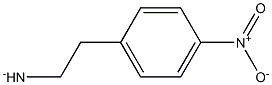 Benzeneethanamine,  4-nitro-,  ion(1-) Structure