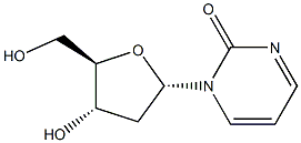 1-(2'-deoxyribosyl)-2-pyrimidinone 结构式