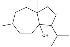 (3R)-2,3,4,5,6,7,8,8a-Octahydro-6α,8aα-dimethyl-3α-(1-methylethyl)azulen-3aα(1H)-ol Struktur