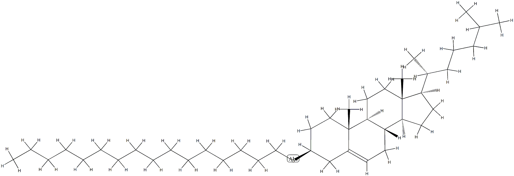 3-O-(1-hexadecyl)cholesterol Structure