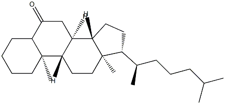 5ξ-Cholestan-6-one Structure
