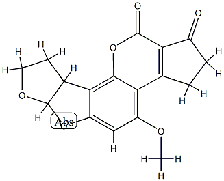 aflatoxin B2 Structure