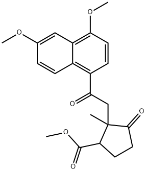 (13ξ)-3,6-Dimethoxy-11,14-dioxo-8,14-secoestra-1,3,5,7,9-pentene-17-carboxylic acid methyl ester Structure