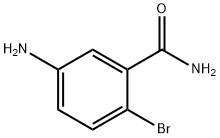 5-アミノ-2-ブロモベンズアミド 化学構造式