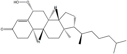 6β-Hydroperoxycholest-4-en-3-one Structure