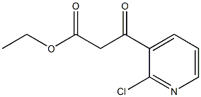 ethyl 3-(2-chloropyridin-3-yl)-3-oxopropanoate 化学構造式