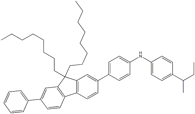Poly(9,9-dioctylfluorene-co-N-(4-butylphenyl)diphenylamine) Structure