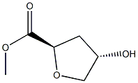 erythro-Pentonic acid, 2,5-anhydro-3-deoxy-, methyl ester (9CI) Structure