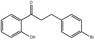 1-Propanone, 3-(4-broMophenyl)-1-(2-hydroxyphenyl)-,22105-04-0,结构式