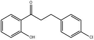 1-Propanone, 3-(4-chlorophenyl)-1-(2-hydroxyphenyl)- 结构式