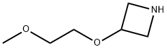 3-(2-甲氧基-乙氧基)-氮杂环丁烷, 221198-11-4, 结构式