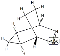 5β,6β-メタノ-1α,4α-アゾシクロヘキサン 化学構造式
