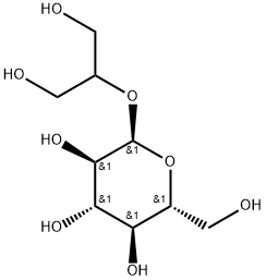 グリセリルグルコシド 化学構造式
