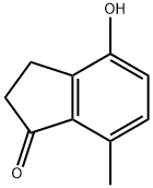 4-HYDROXY-7-METHYL-1-INDANONE Struktur