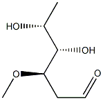 2,6-Dideoxy-3-O-methyl-D-lyxo-hexose Structure