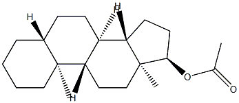 5α-Androstan-17α-ol acetate Structure