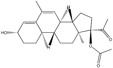 Mepregenol acetate 结构式